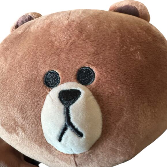 LINE Friends Brown Bear Plush Stuffed Toy NYC Hoodie 12” Limited Edition - Picture 12 of 12